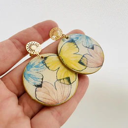 Aros mariposas de colores