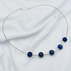 Collar de plata y piedras Lapislazuli