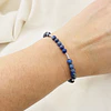 Pulsera De Plata Y Piedras Lapislázuli