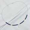 Collar Lapislázuli miniatura y Corazón de plata