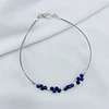 Pulsera trenza de Lapislázuli y plata