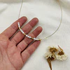 Collar gargantilla de perlas naturales