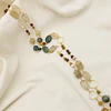 Collar largo dorado con mix piedras naturales