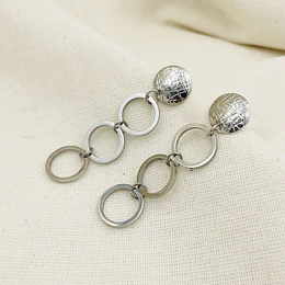 Aros argollas de acero ¨Eclipse¨