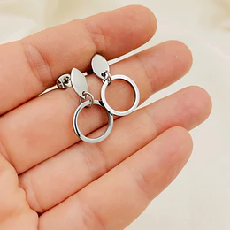 Aros argolla de acero ¨Rocío¨