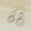 Aros argollas de acero ¨Luna¨