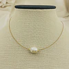 Collar perla solitario