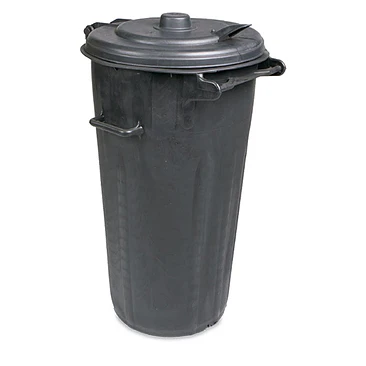 Contentor do Lixo Preto Purtec com Tampa Fixa 3