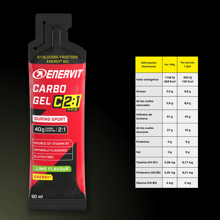 Enervit Carbo Gel 2:1 Pro 4