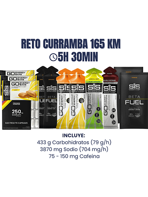 SIS– RETO CURRAMBA (165 KM / 5 H 30 MIN)