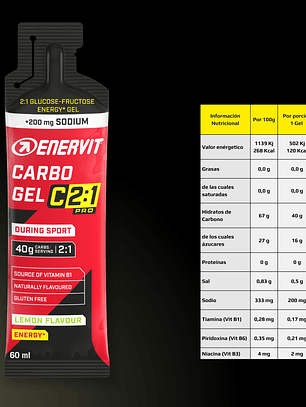 Enervit Carbo Gel 2:1 Pro + Sodio