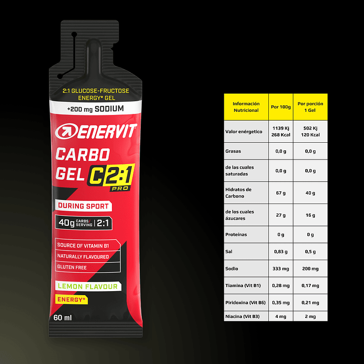 Enervit Carbo Gel 2:1 Pro + Sodio 2