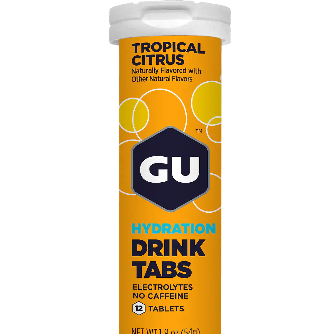 GU Tabletas Hidratantes Efervescentes Tropical Citrus 1