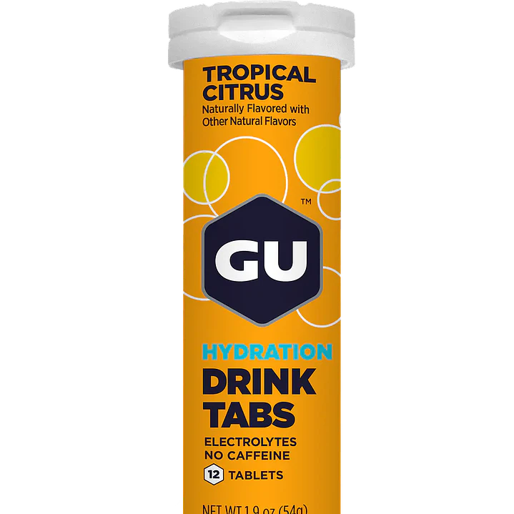 GU Tabletas Hidratantes Efervescentes Tropical Citrus 1