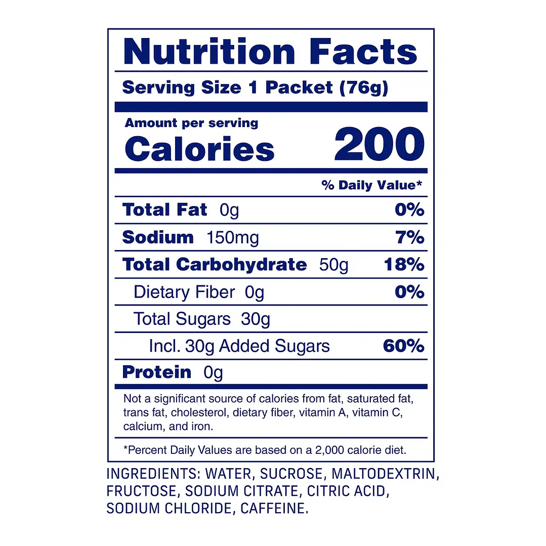 Carbs Fuel Gel Original con Cafeína 3