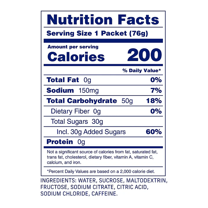 Carbs Fuel Gel Original con Cafeína 3