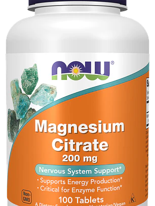Citrato de Magnesio Now Foods