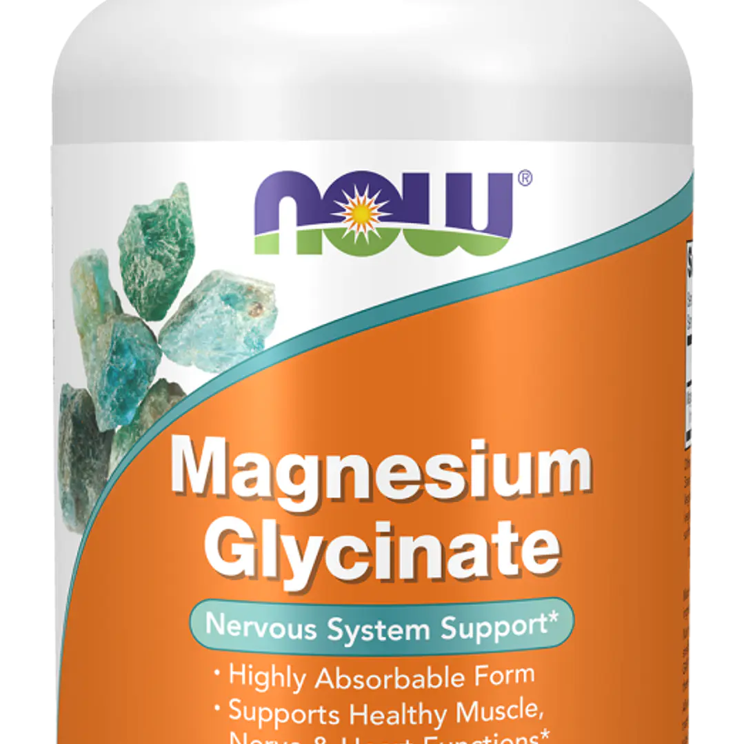 Glicinato de Magnesio Now Foods 1