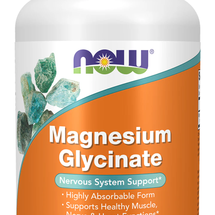 Glicinato de Magnesio Now Foods 1