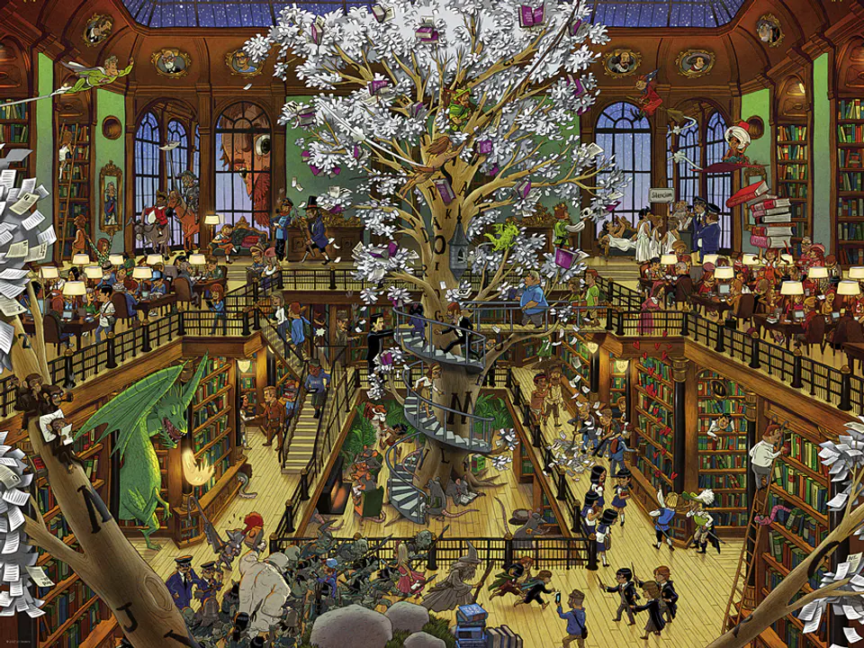 Puzzle 1500 Piezas | Library 2