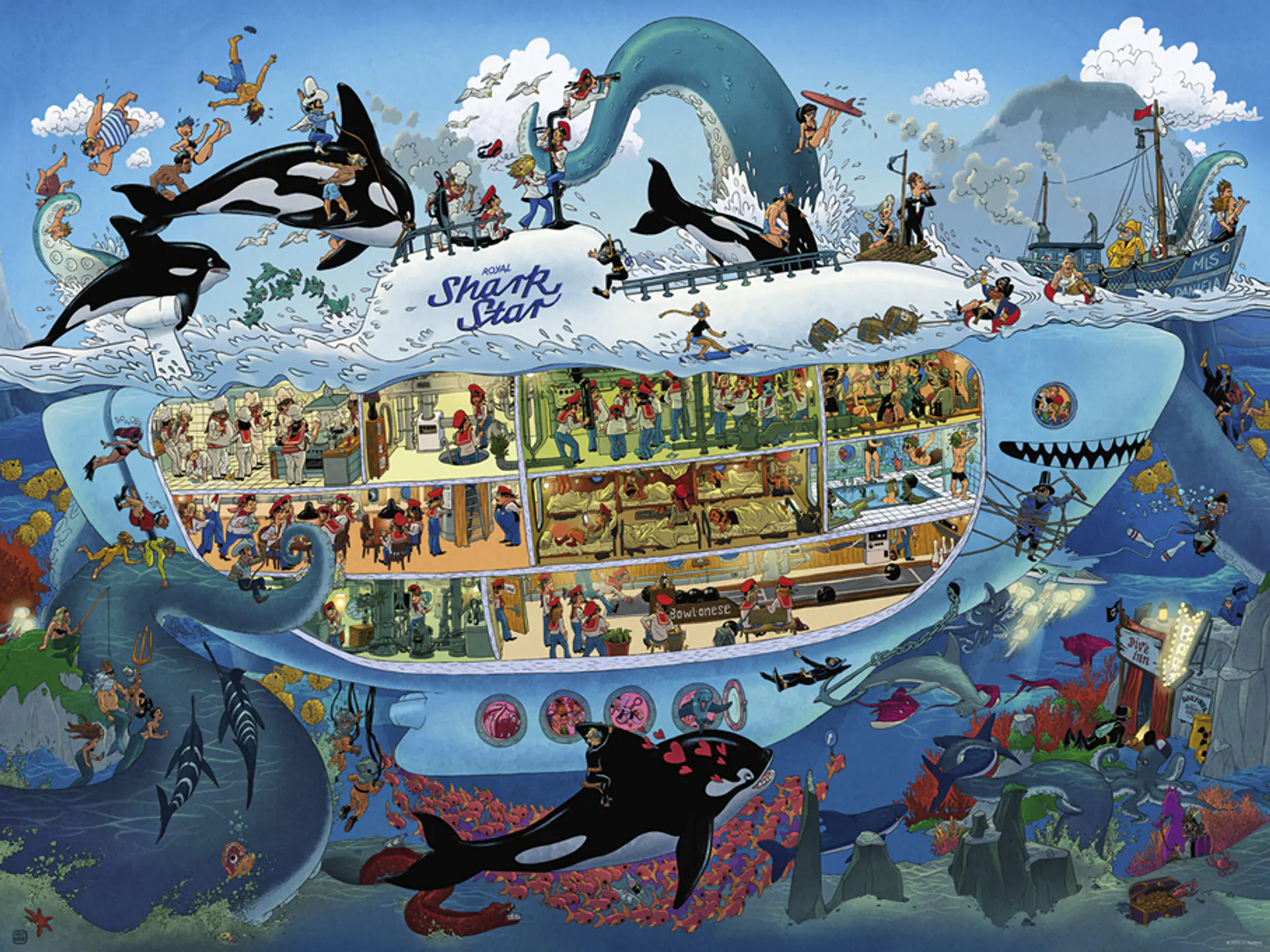 Puzzle 1500 Piezas | Submarine Fun 2