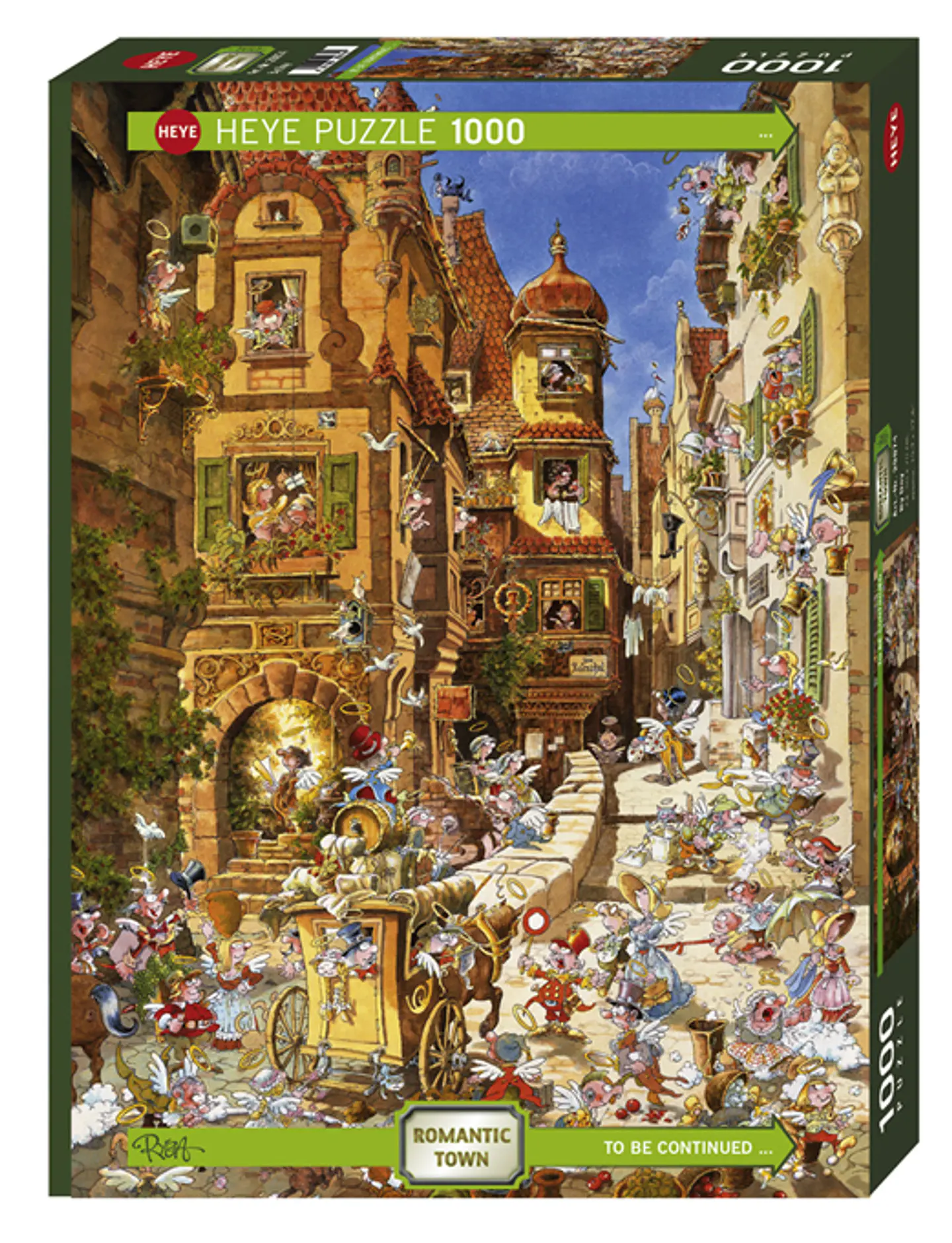 Puzzle 1000 Piezas | Romantic Town By Day 1