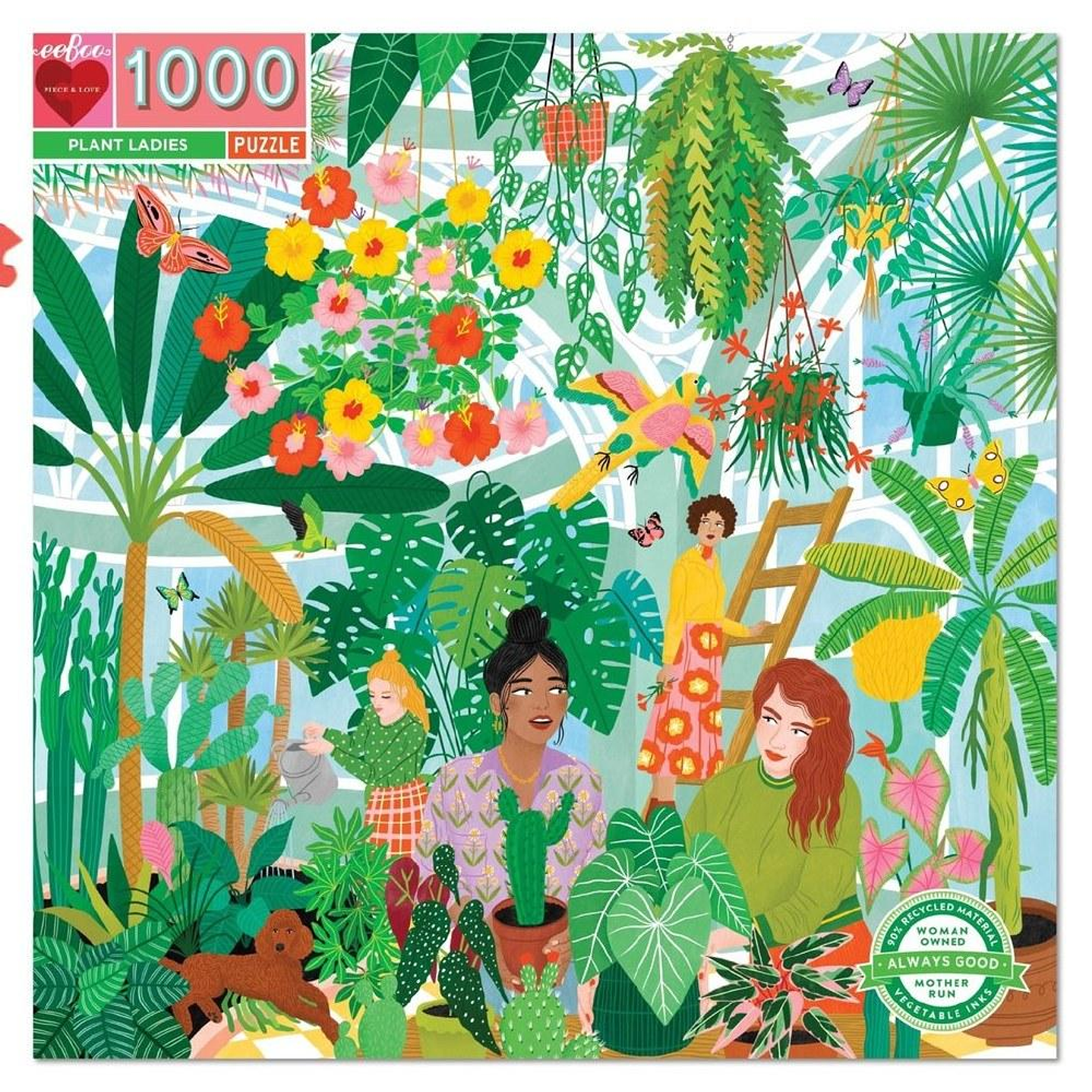 Puzzle 1000 Piezas | Las Chicas Botánicas Eeboo  2