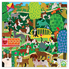 Puzzle 1000 Piezas | Perros en el Parque Eeboo