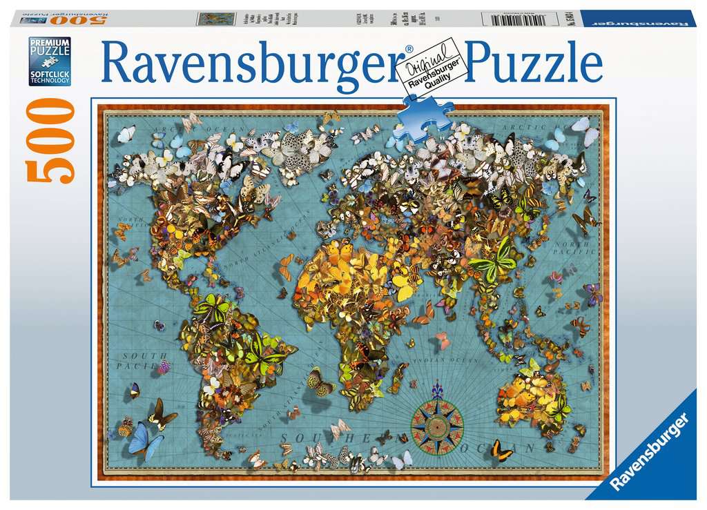 Mundo de Mariposas | Puzzle Ravensburger 500Piezas