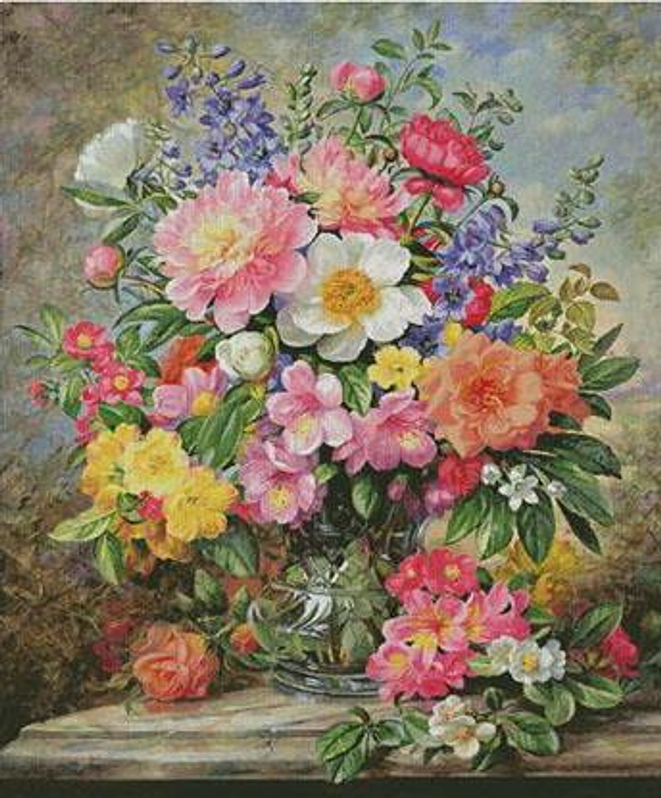 Puzzle 1000 Piezas | Flores de Junio en resplandor 2