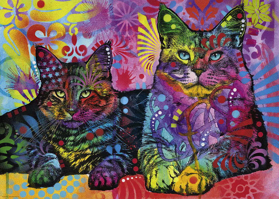 Puzzle 1000 Piezas | Devoted 2 Cats 2