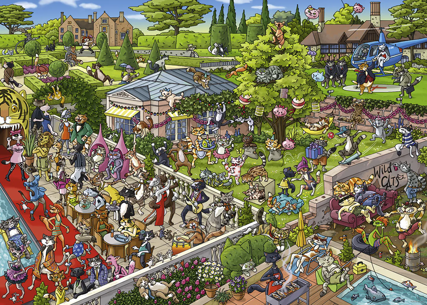 Puzzle 1000 Piezas | Party Cats 2