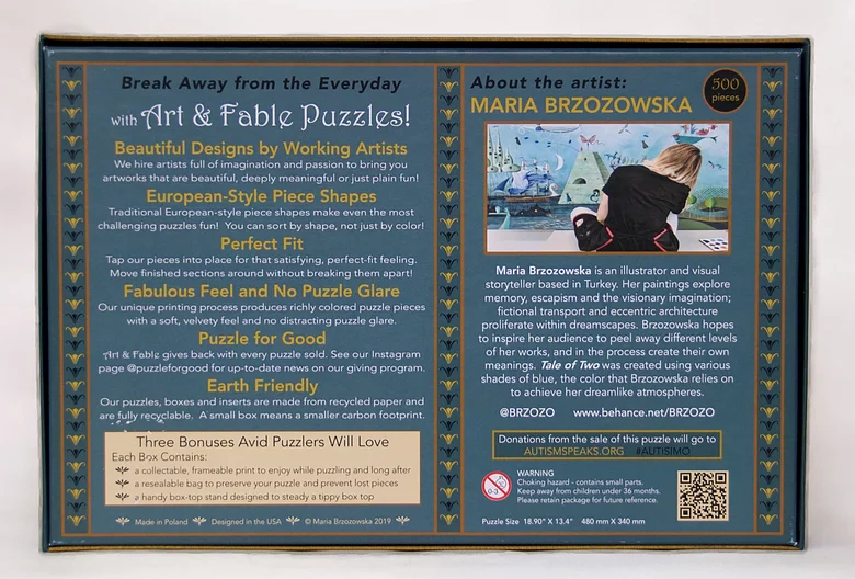 Puzzle 500 Piezas Premium | Tale of Two Art & Fable