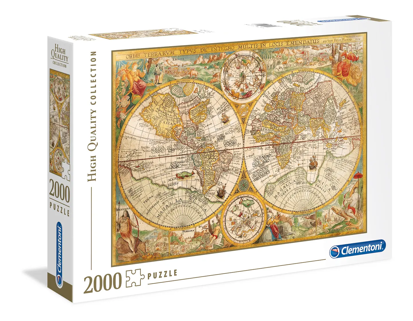 Mapa Antiguo | Puzzle Clementoni 2000 Piezas 1