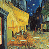Terraza de Café por la Noche | Puzzle Clementoni 1000 Piezas