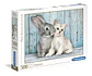 Puzzle 500 Piezas | Gatito y Conejito - Miniatura 1