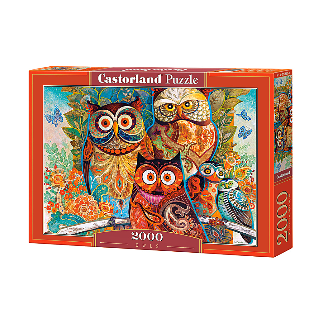 Puzzle 2000 Piezas | Búhos 1