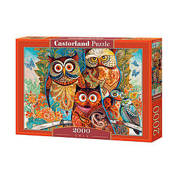 Búhos | Puzzle Castorland 2000 Piezas