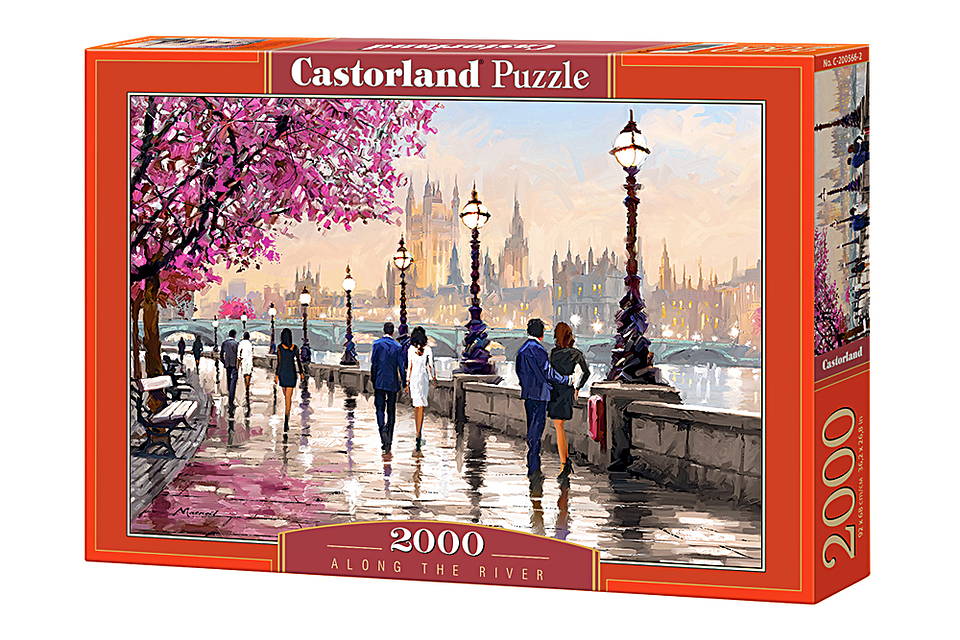 A lo largo del rio | Puzzle 2000 Piezas Castorland 1