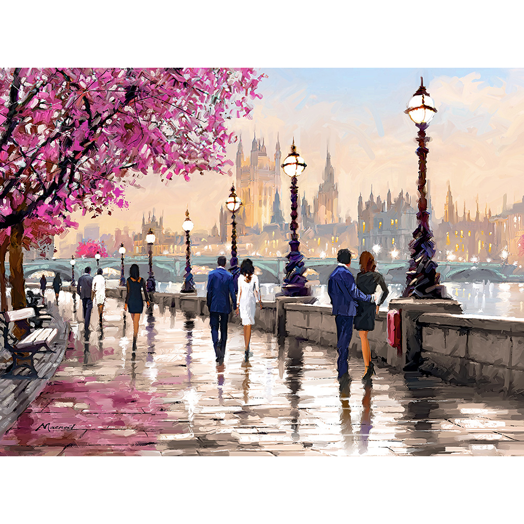 A lo largo del rio | Puzzle 2000 Piezas Castorland 2