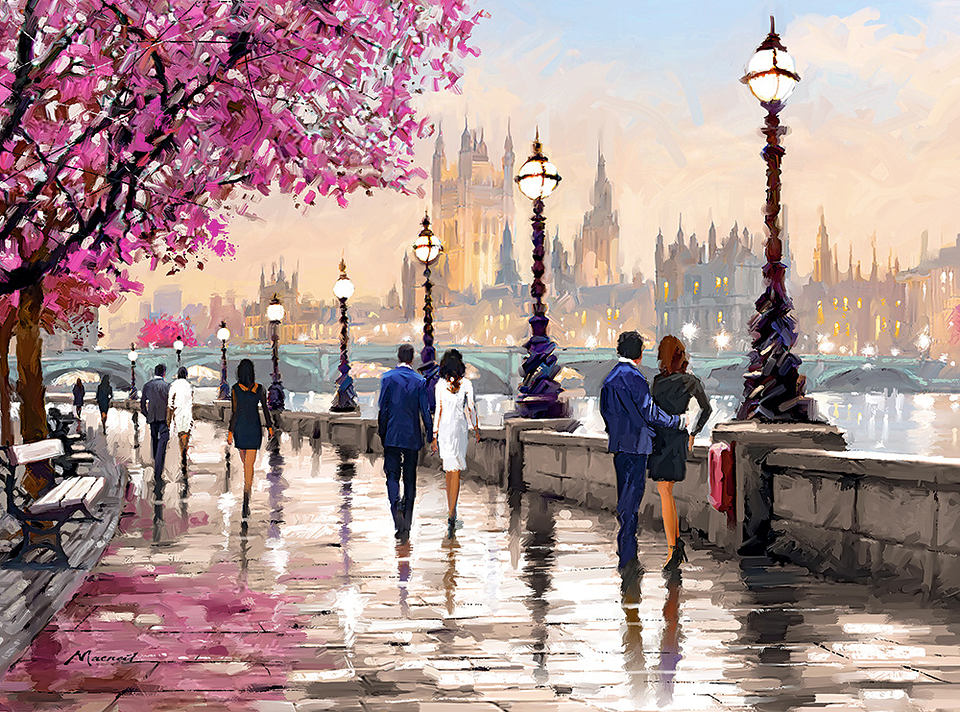 A lo largo del rio | Puzzle 2000 Piezas Castorland 2