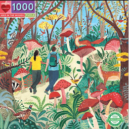 Puzzle 1000 Piezas | Caminata en el bosque  Eeboo