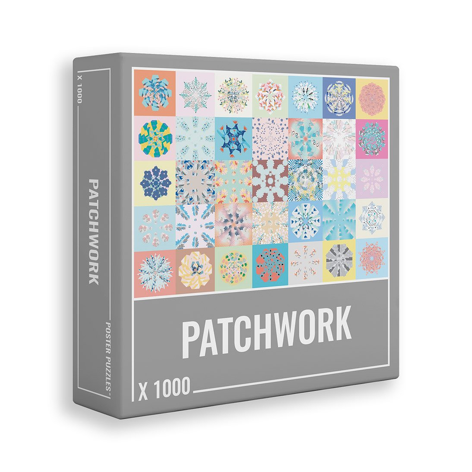 Puzzle 1000 Piezas | Patchwork Cloudberries  1