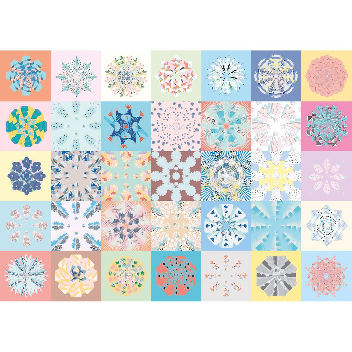 Puzzle 1000 Piezas | Patchwork Cloudberries  2