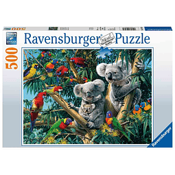 Koalas en el Árbol | Puzzle Ravensburger 500 Piezas