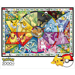 Puzzle 2000 piezas | Pokémon Eevee Evolutions Buffalo Games