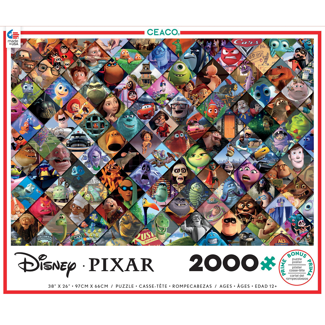 Puzzle 2000 Piezas | Disney Pixar Ceaco  1