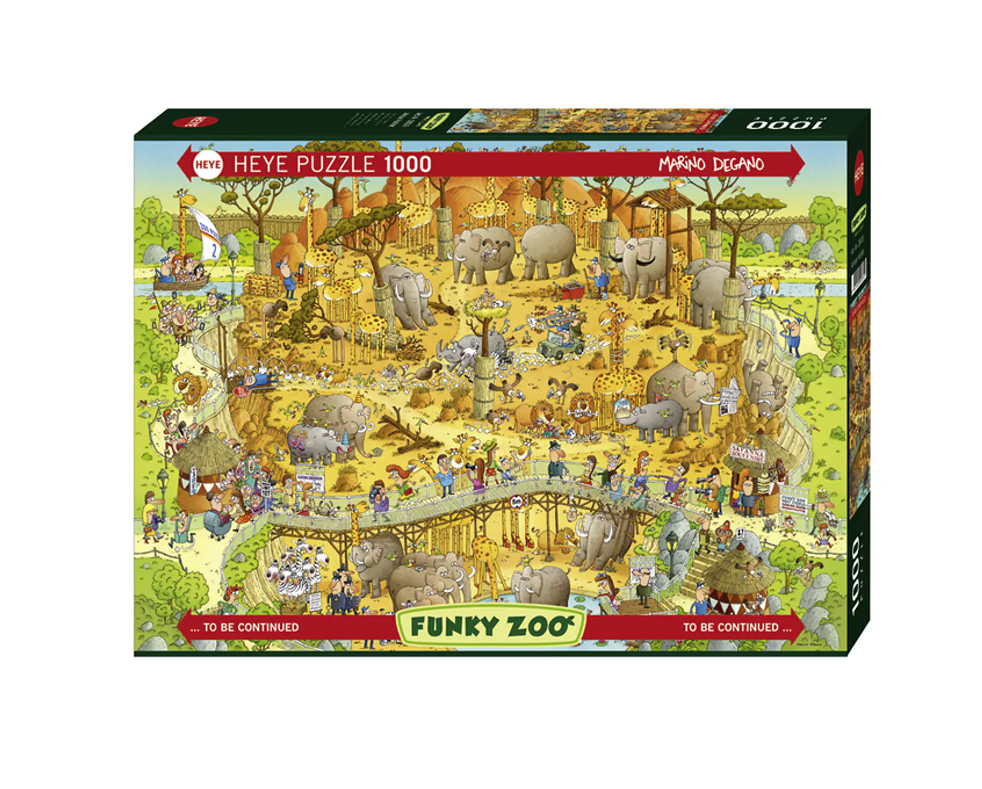 Puzzle 1000 Piezas | FUNKY ZOO African Habitat 1