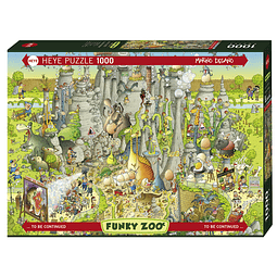 FUNKY ZOO Jurassic Habitat | Puzzle Heye 1000 Piezas 