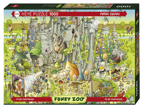 Puzzle 1000 Piezas | FUNKY ZOO Jurassic Habitat